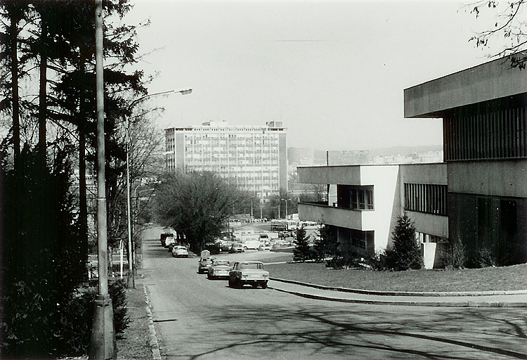 u zimního stadionu -   duben 1985