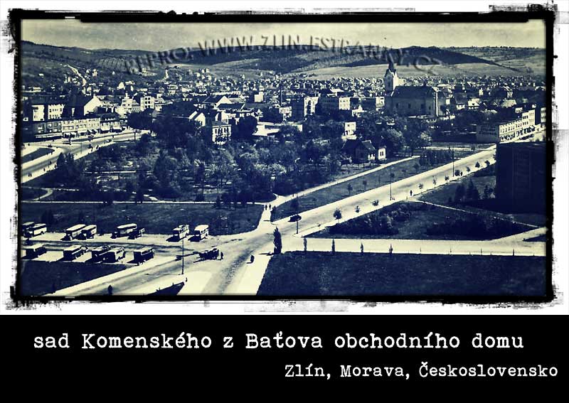 sad Komenského - Zlín
